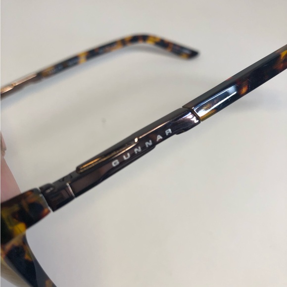 Gunnar Haus Tortoise Frame Computer Glasses w/ Amber Lens 53-15-140 Case Inc. - Picture 5 of 9